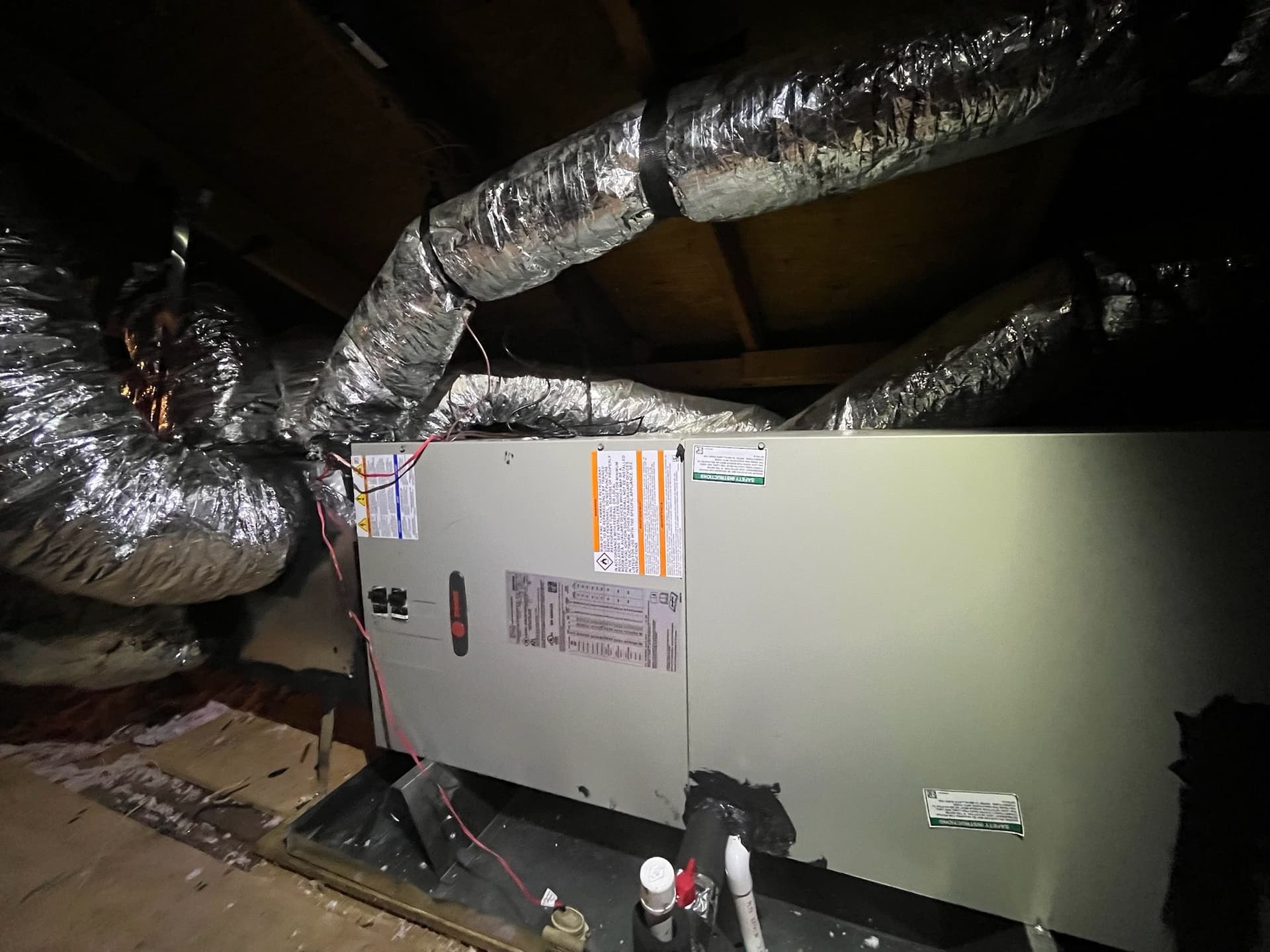 Trane Air Handler Installation in Westheimer Attic image