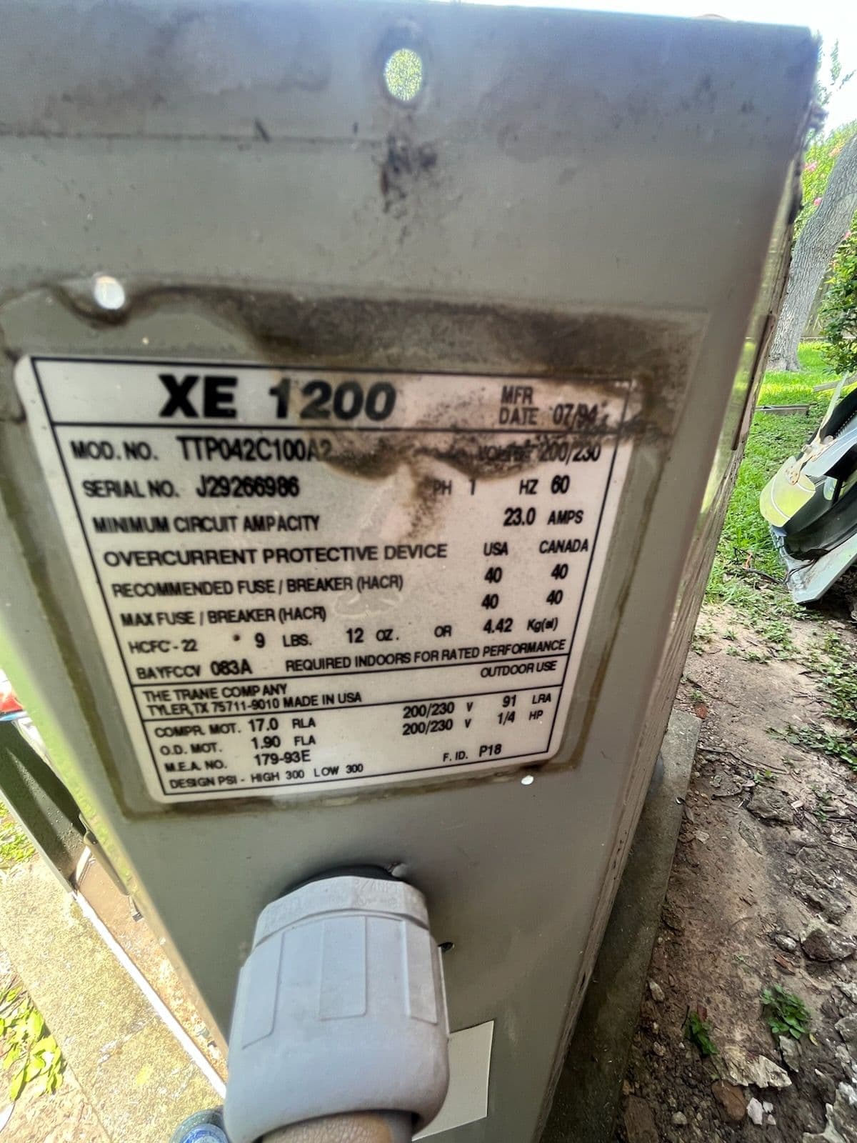 Reviving a Vine 1994 AC Unit Missouri City image
